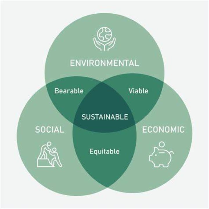 What are the characteristics of a sustainable world?