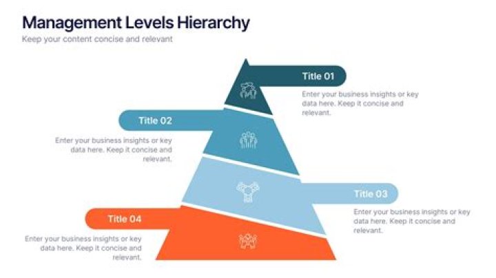 What are the two levels of hierarchy?