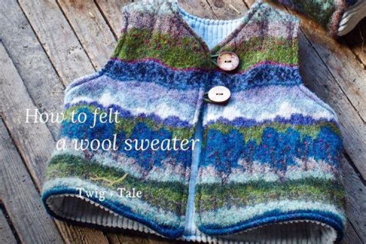 What can I do with a felted sweater?