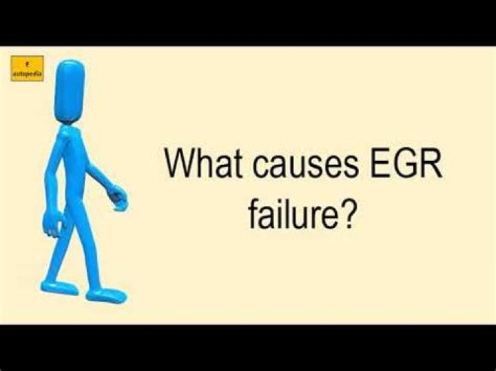 What causes EGR failure?