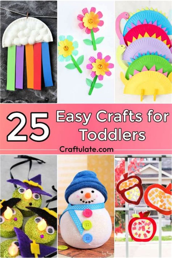 What crafts can I do with my 2 year old?