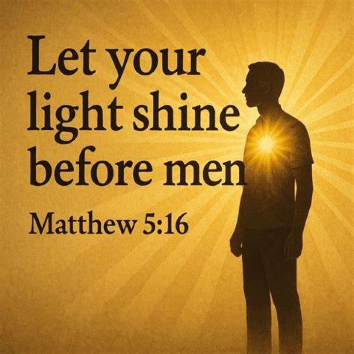 What did Jesus mean when he said let your light shine?