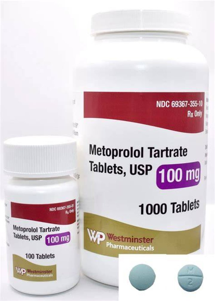 What do metoprolol tartrate pills look like?