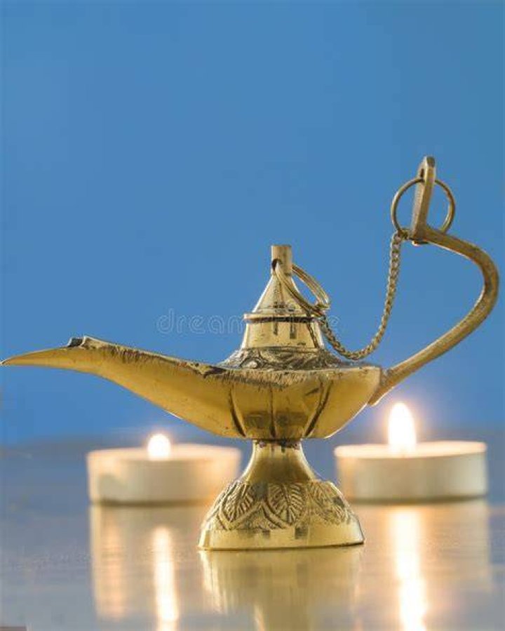 What does a magic lamp symbolize?