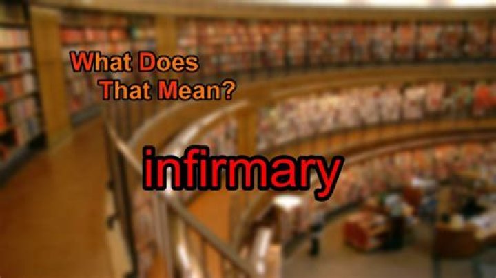 What does an infirmary mean?