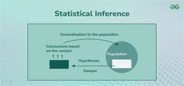 What does inference mean in statistics?