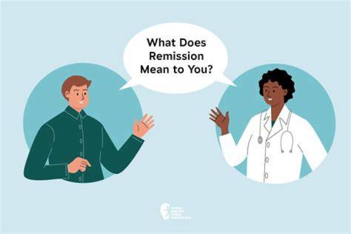 What does it mean in remission?