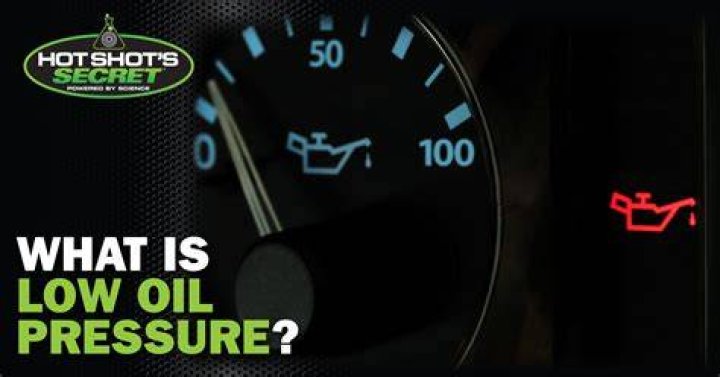 What does low oil pressure sound like?
