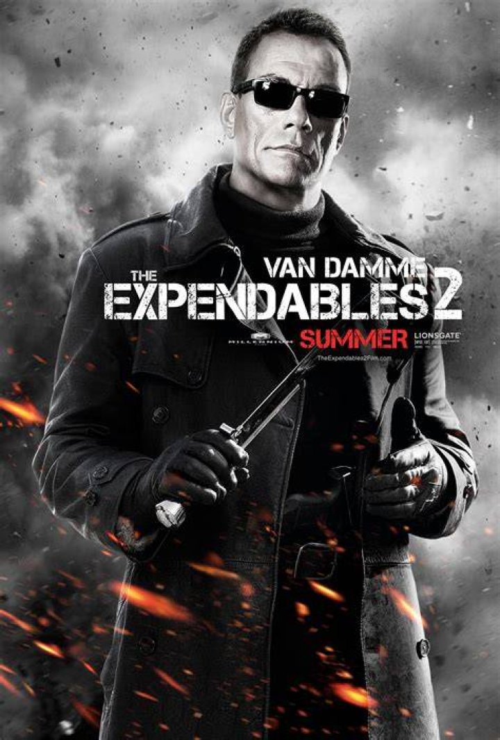 What does Van Damme say in Expendables 2?