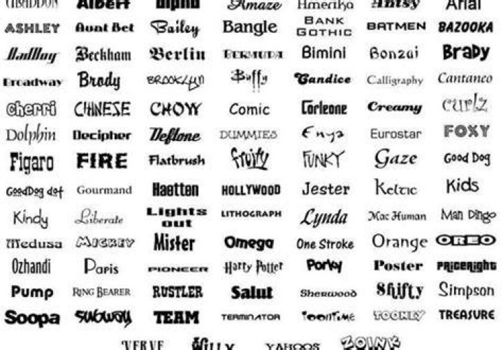 What fonts are included with Microsoft Office?