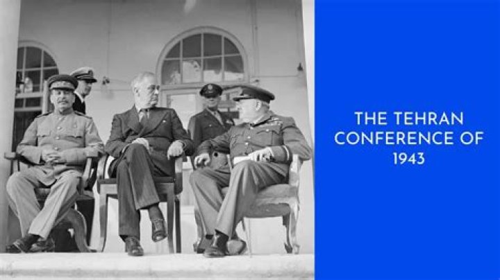 What happened at the Tehran Conference in November 1943?