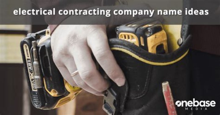 What is a good name for an electrical company?