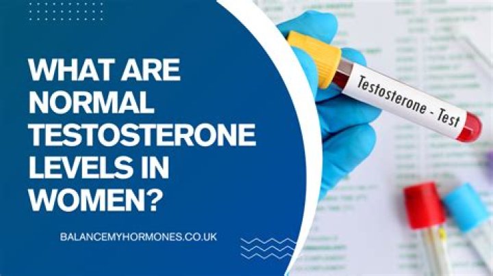 What is a low testosterone level for a woman?