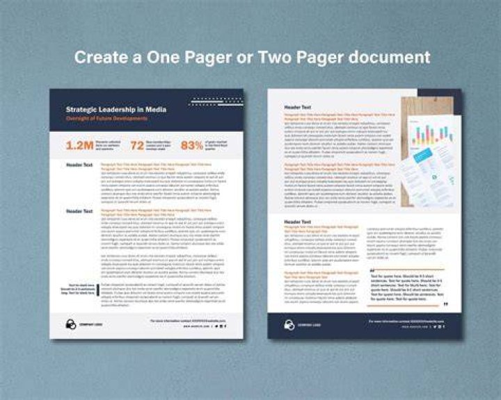 What is a two pager?