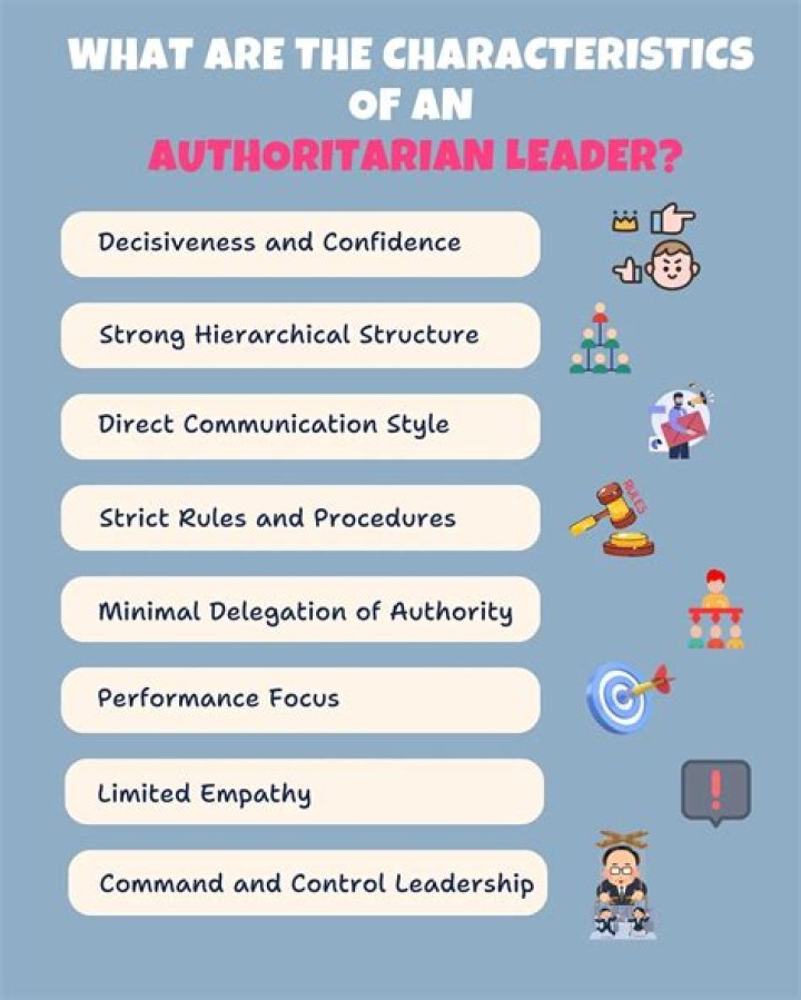 What is an example of authoritarian decision-making?