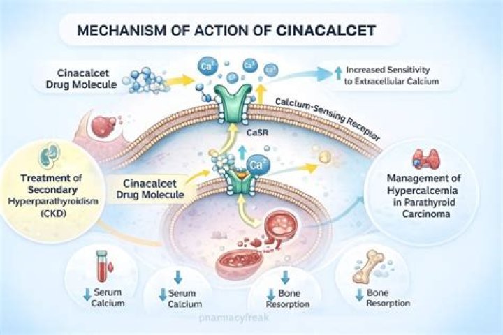 What is cinacalcet used for?