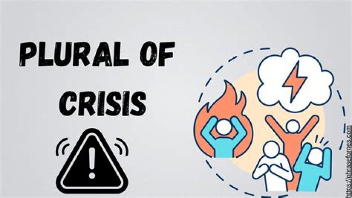 What is crisis plural or singular?