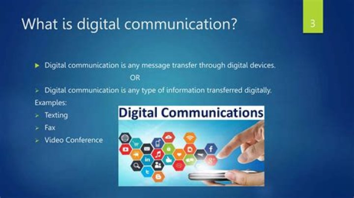 What is digital communication in simple words?