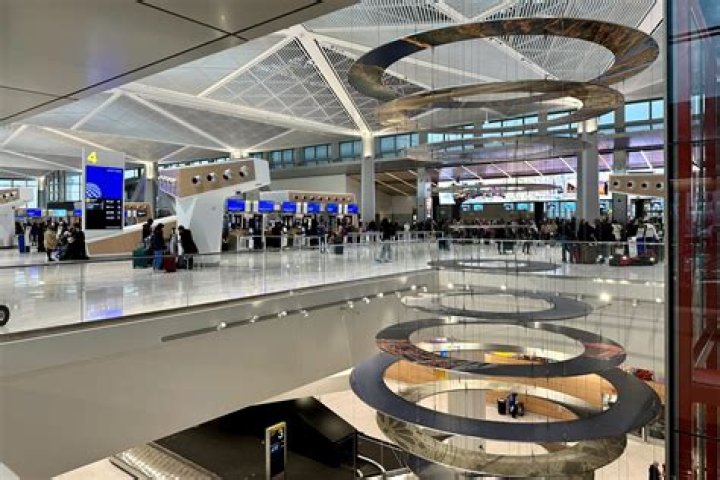 What is in terminal A at Burbank Airport?