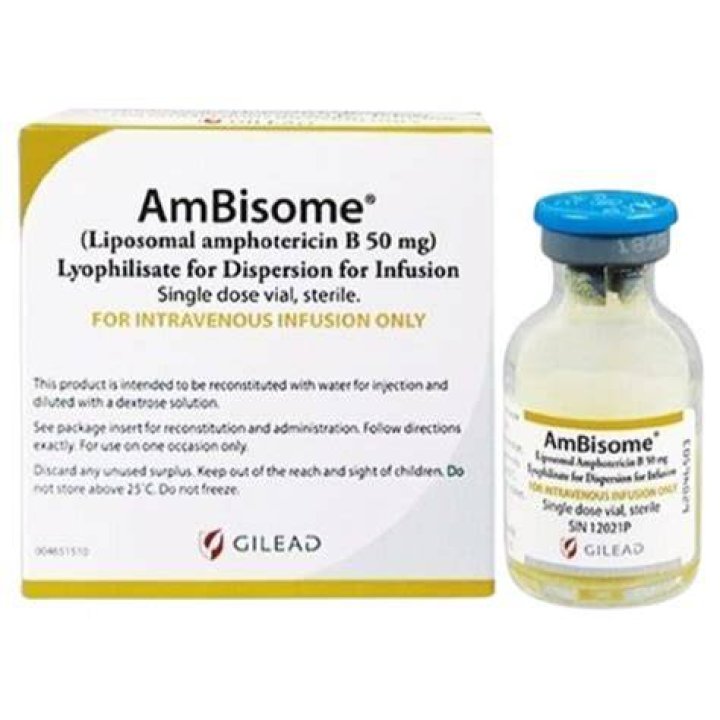 What is IV AmBisome used for?