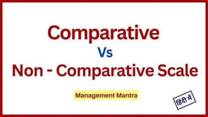 What is non comparative?