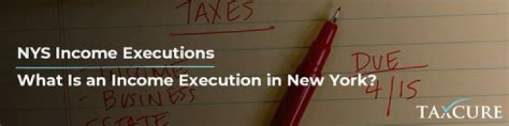 What is NYS income execution?