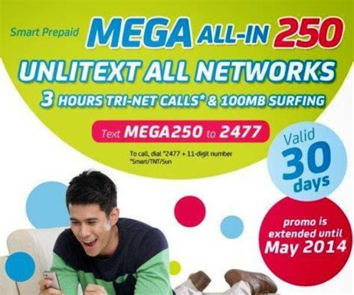 What is smart Mega 250 promo?