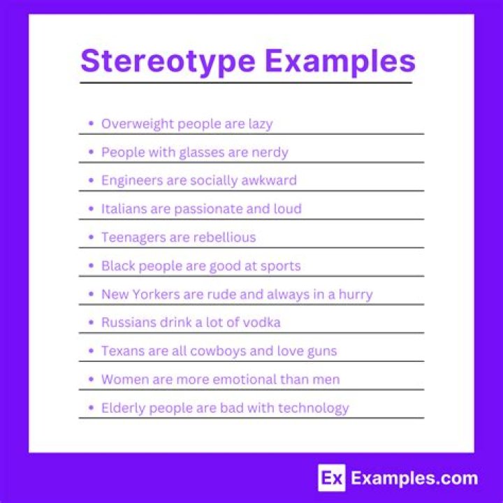What is stereotyping in simple words?