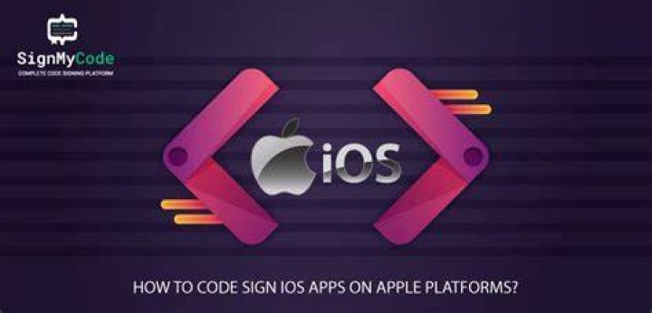 What is the benefit of code signing in iOS?