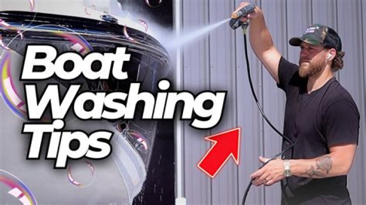 What is the best thing to wash a boat with?