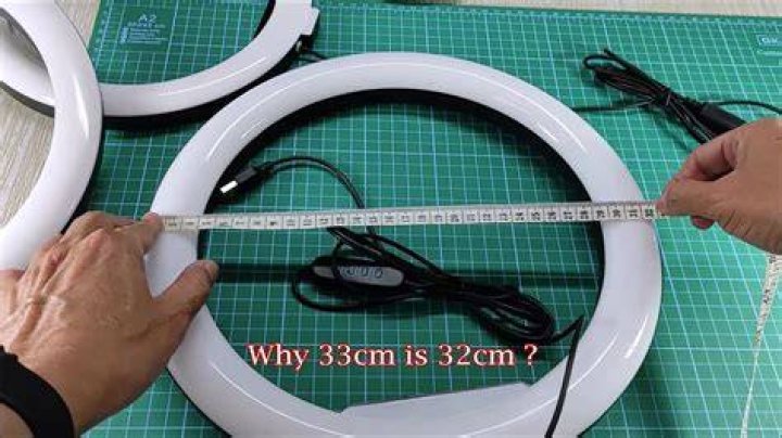 What is the biggest ring light size?