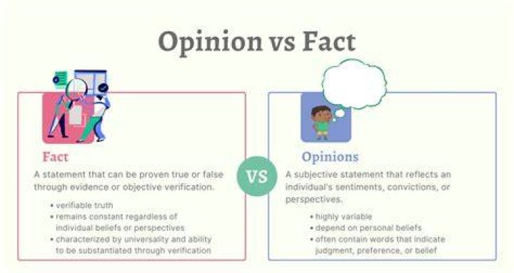 What is the difference between a value and a fact?