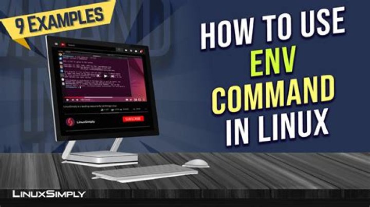What is the env command used for?