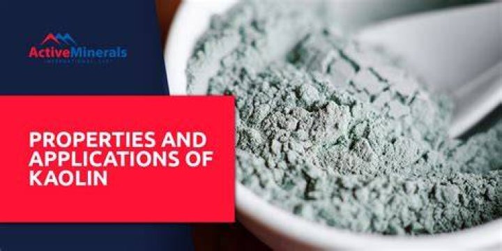 What is the mineral kaolin used for?