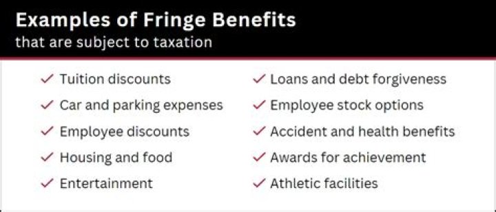 What is the reportable value of the fringe benefit?