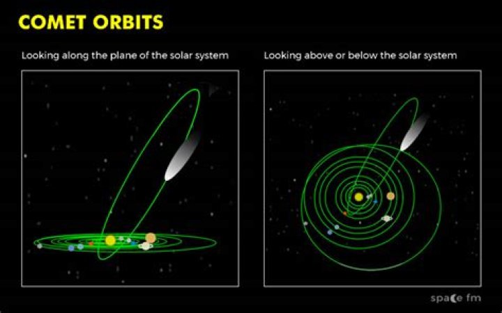 What orbit does comets have?