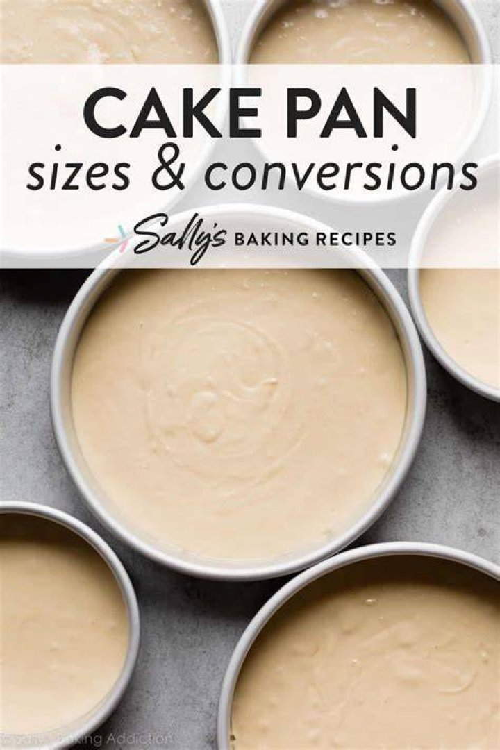 What size pan do you need for a number cake?