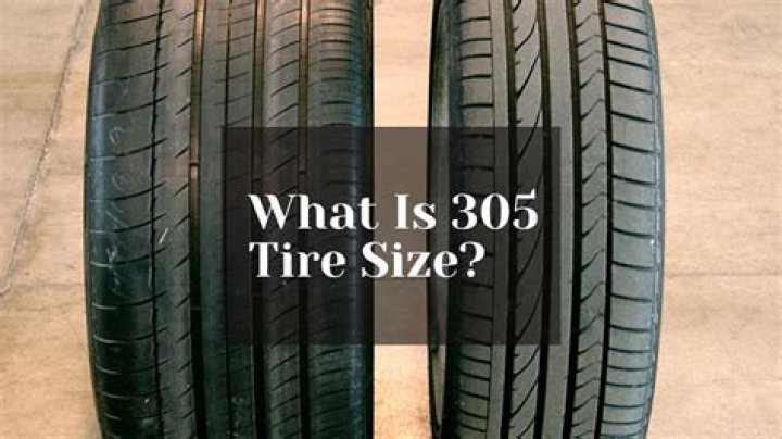 What size rim do I need for a 305 tire?