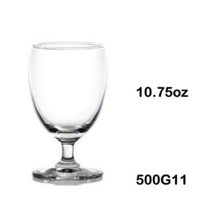 What size should a water goblet be?