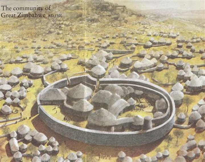 What trade routes did Great Zimbabwe use?