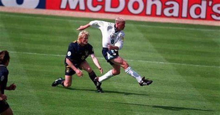 When did Paul Gascoigne score a goal against Scotland?