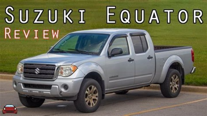 When did they stop making the Suzuki Equator?