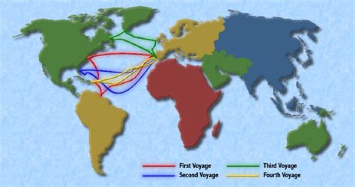 Where did John Cabot go on his first voyage?