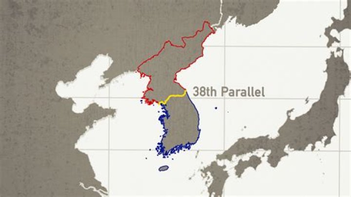 Where is the 38th parallel in Korea?