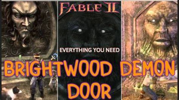 Where is the demon door in Brightwood?