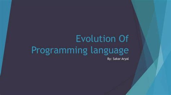 Which is the correct order of evolution of programming language?