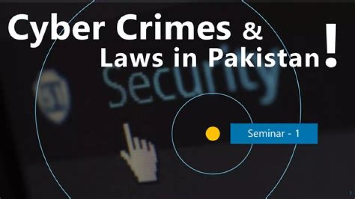 Who deals with cyber crime in Pakistan?