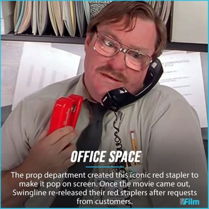 Who has the red stapler in Office Space?
