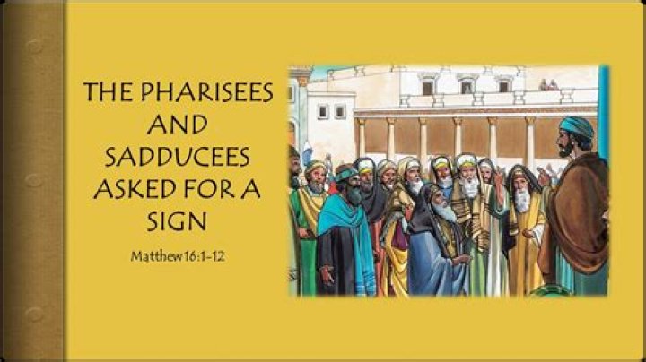 Who were the Pharisees and Sadducees in Matthew?