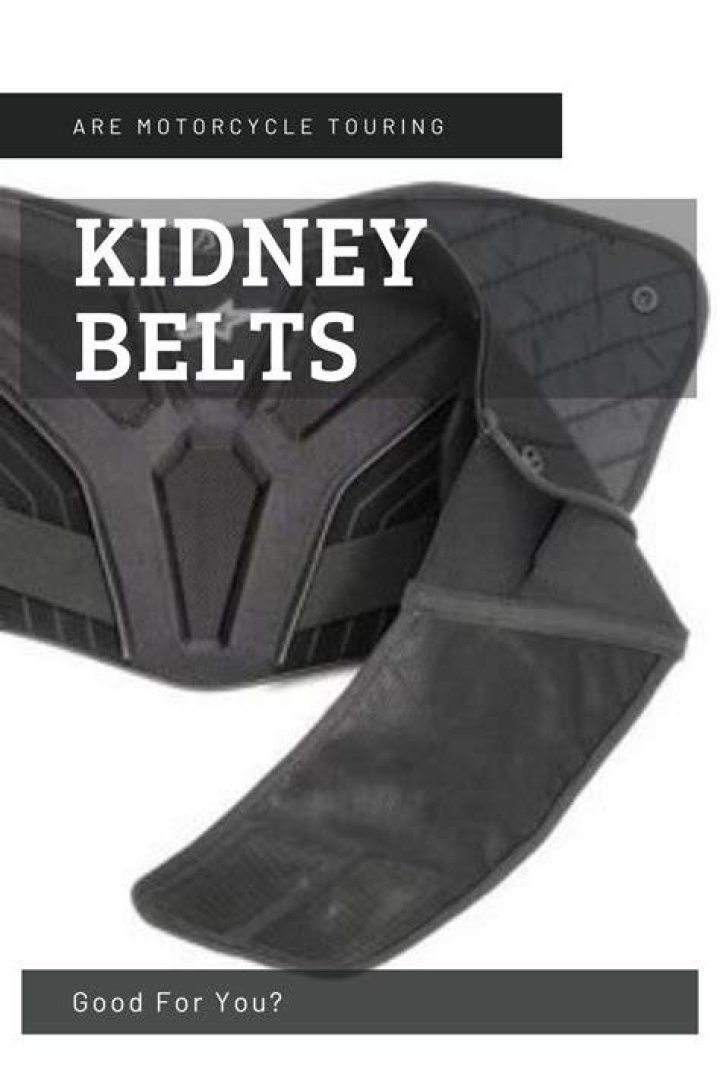 Why do dirt bike riders wear kidney belts?